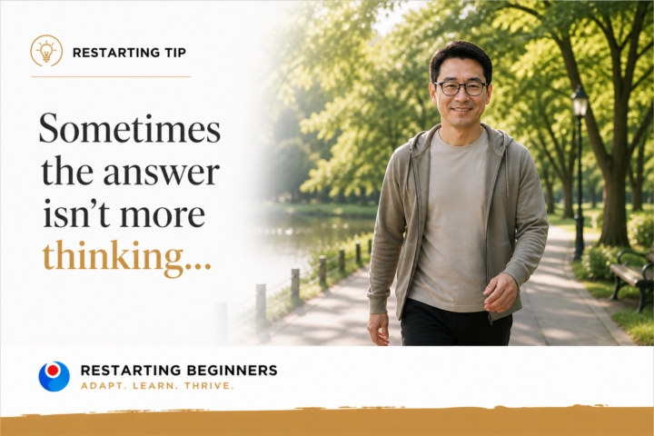 Sometimes the answer isn’t more thinking…