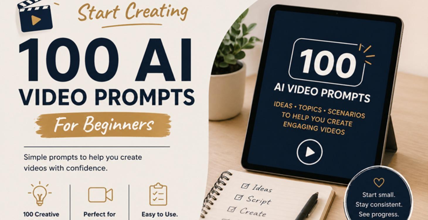 Start Creating — 100 AI Video Prompts