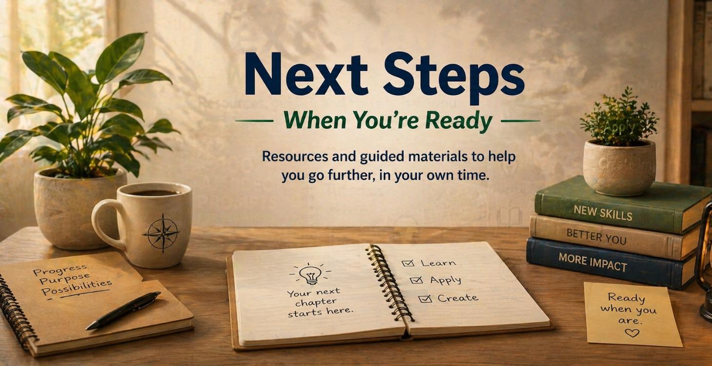 When You’re Ready — Next Steps