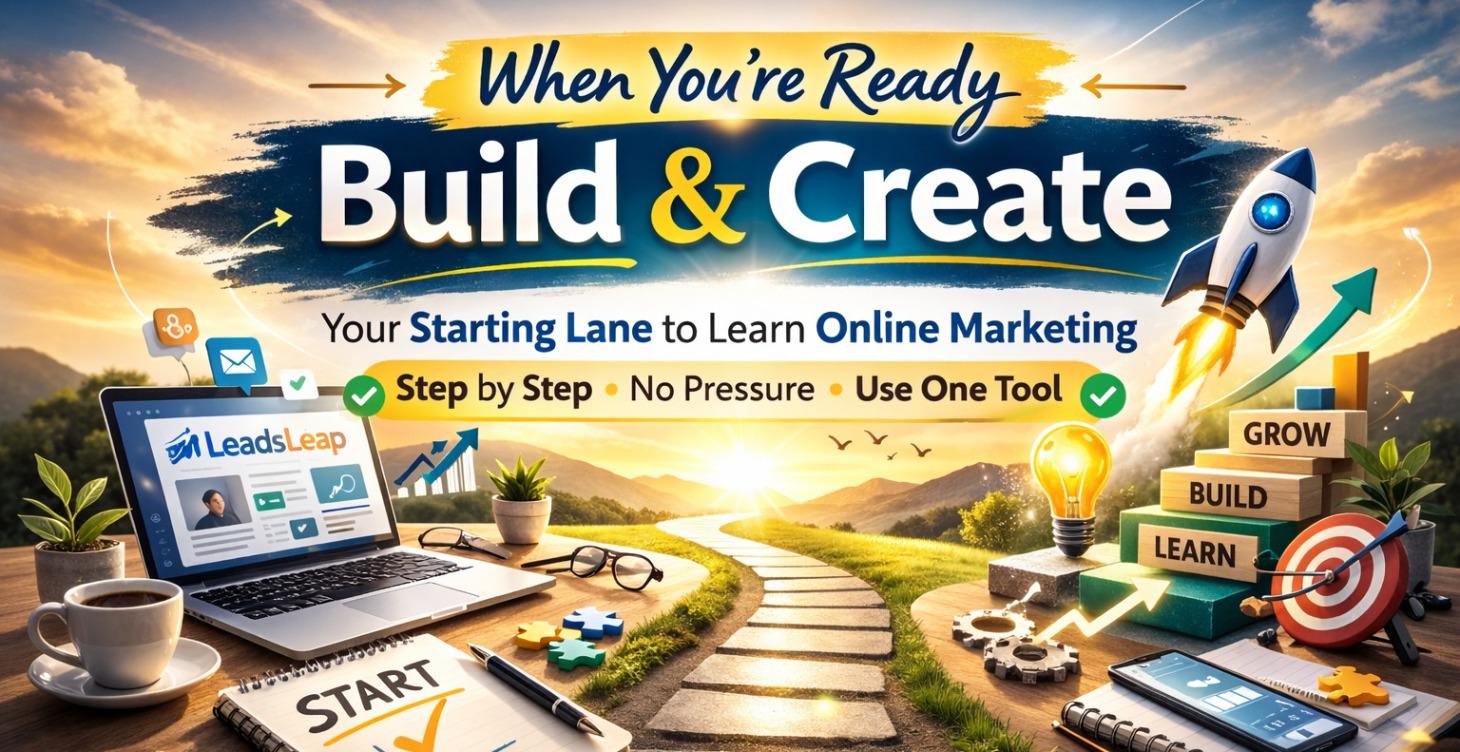 When You're Ready -- Build & Create