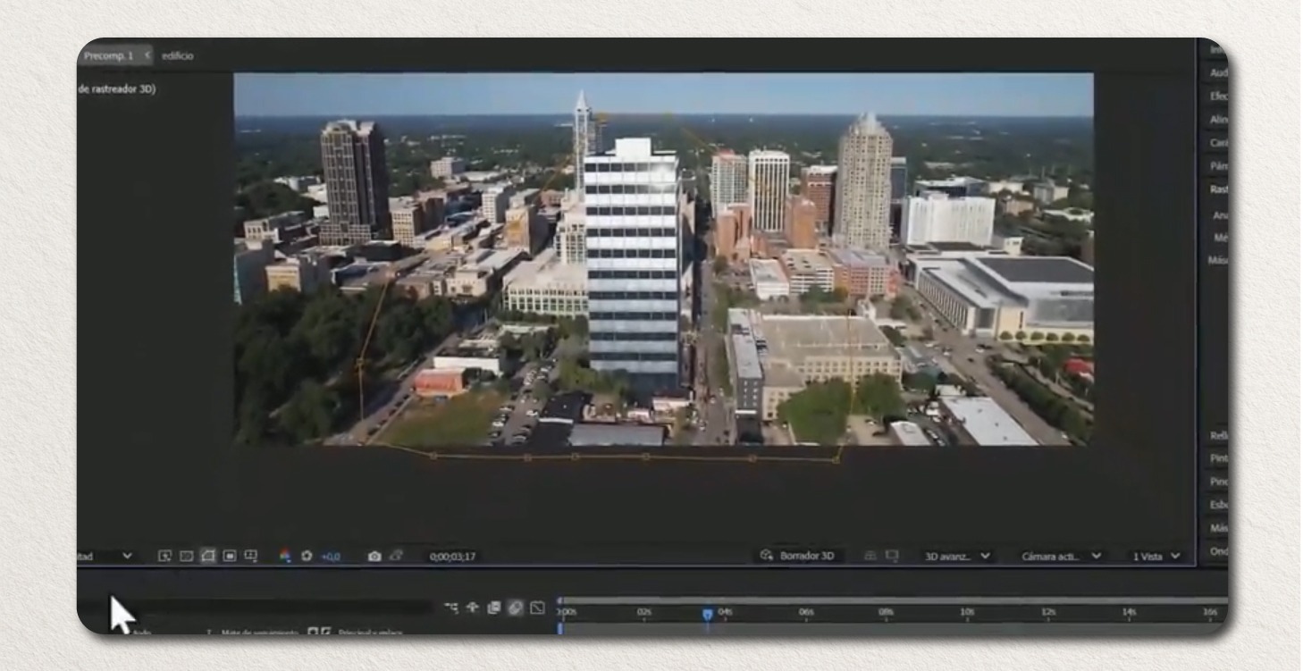 Colocar un EDIFICIO 3D en un video de DRON