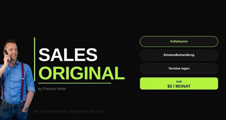 Sales Original | Patrick Helm