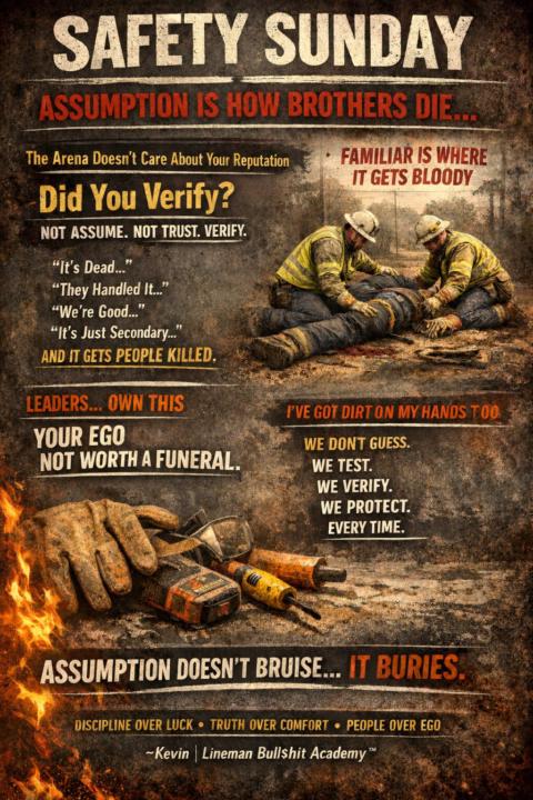 SAFETY SUNDAY (March 1st 2026) 