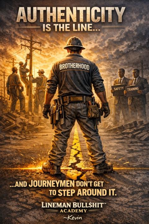 Authenticity Is the Line… And Journeymen Don’t Get to Step Around It
