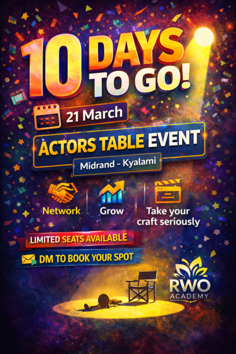 10 DAYS TO GO!!! 😆 ACTORS TABLE EVENT