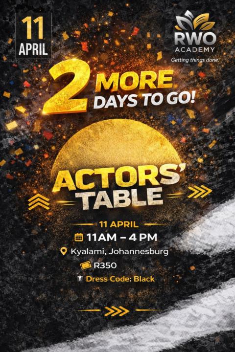 ACTORS TABLE! 