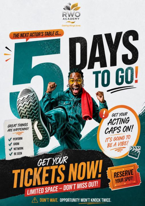 Count down continues Book your spot 👌 