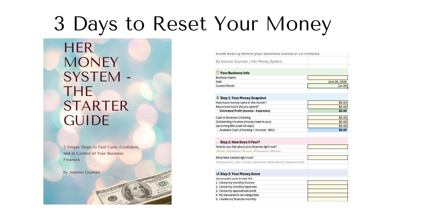3 Days to Reset Your Money