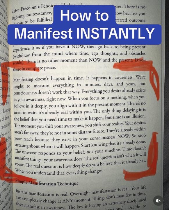 ✨ Manifestation kennt keine Zeit ✨