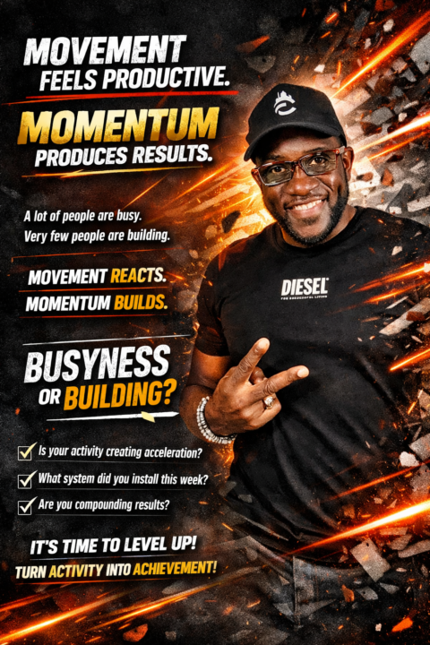 🚨 Movement Feels Productive. Momentum Produces Results.