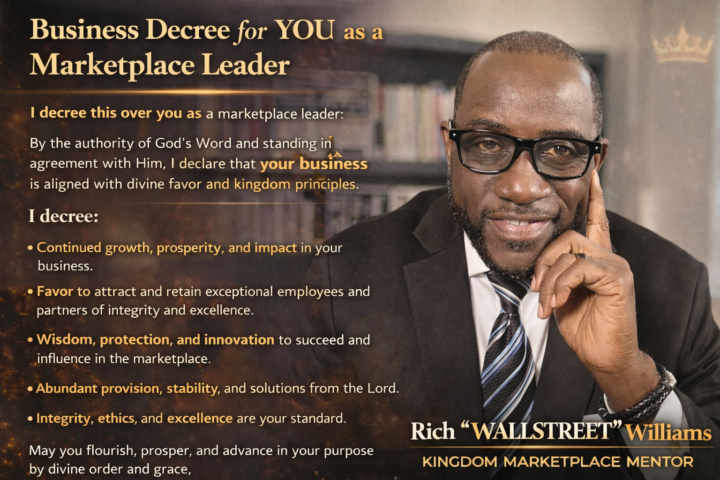 Business Decree for Marketplace Leaders