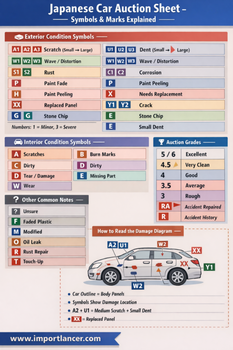 Auction Sheet Symbols