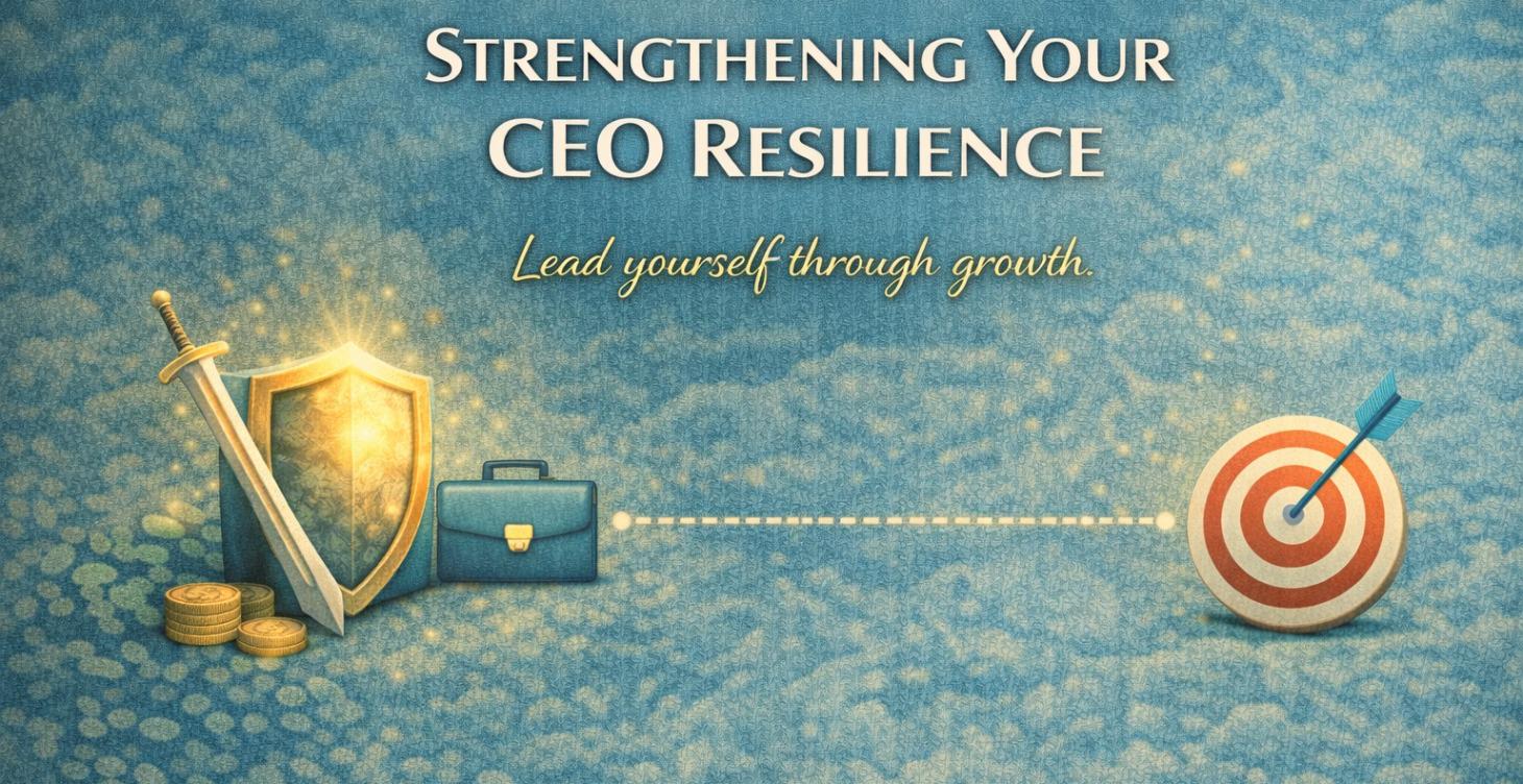 STRENGTHENING YOUR CEO RESILIENCE