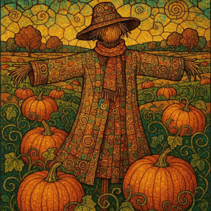 Halloween -Scarecrow Art 