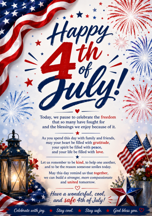 If you celebrate Happy 4th of July!
