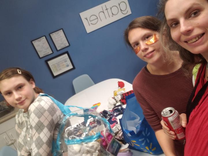 Visit wit my girls today! 