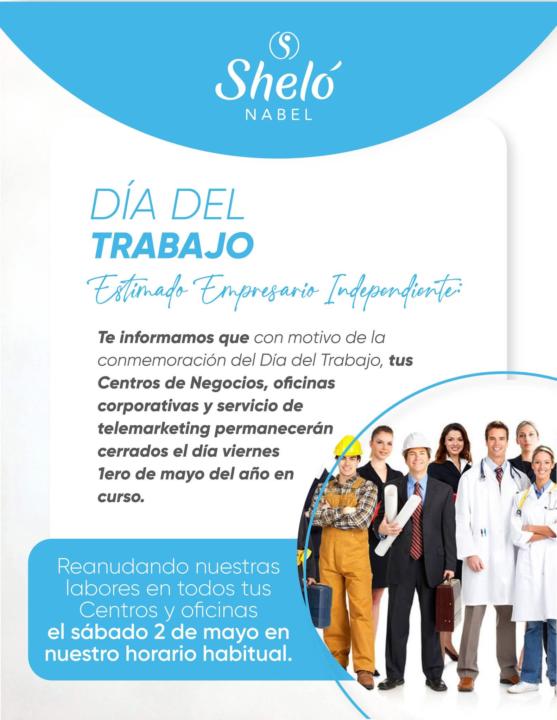 Aviso 1 de mayo