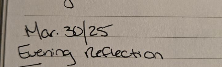 Daily accountability 