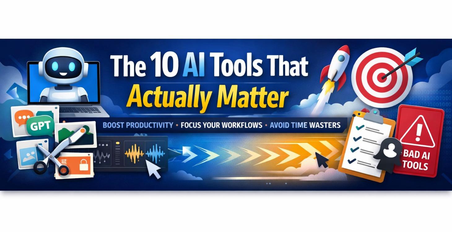 Mini‑Course: The 10 AI Tools That Actually Matter