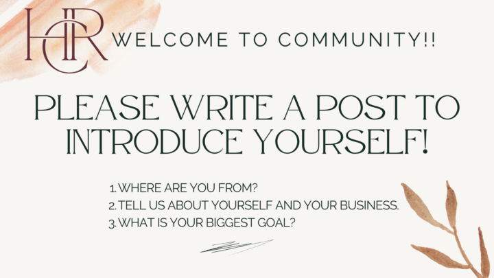 Welcome to our community!! 