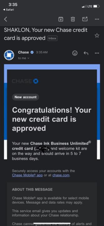 Approved!