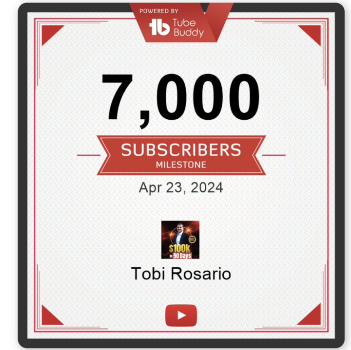 JUST HIT 7,000 SUBSCRIBERS ON YOUTUBE & 408 Members on Skool!