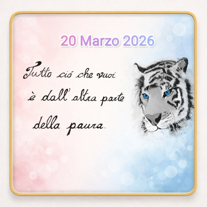 Una carezza al cuore 💜 20 Marzo 2026