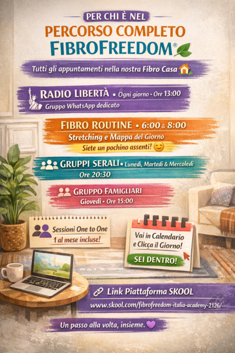 🌻 PER CHI É NEL PERCORSO COMPLETO FIBROFREEDOM 🌈