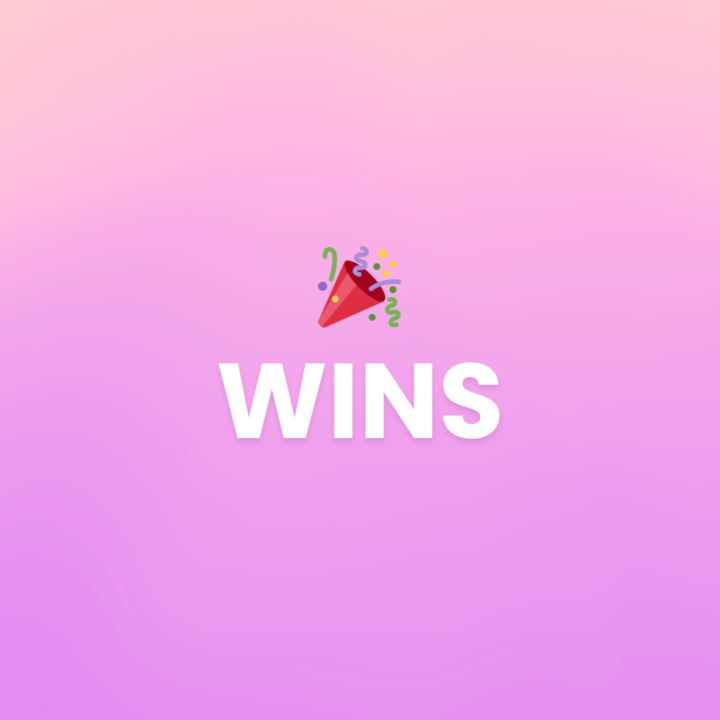 Share a WIN from something you learned here