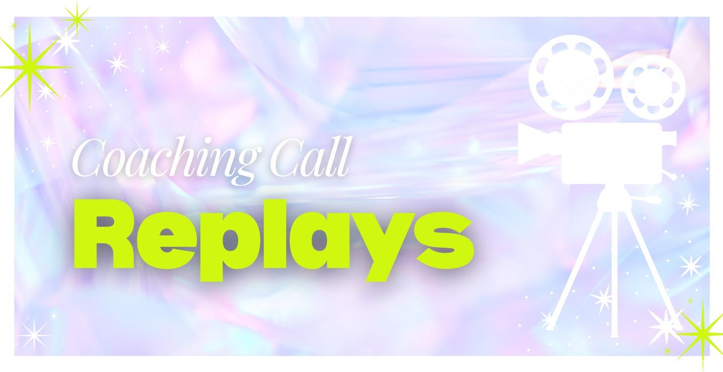 Replays - CEO By Design™