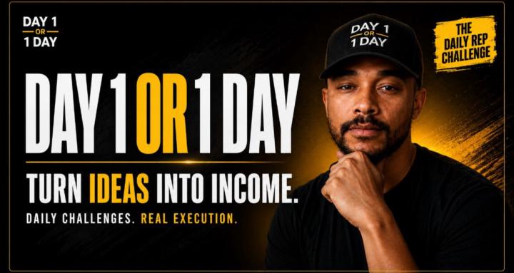 Day 1 Or 1 Day - Start Today.