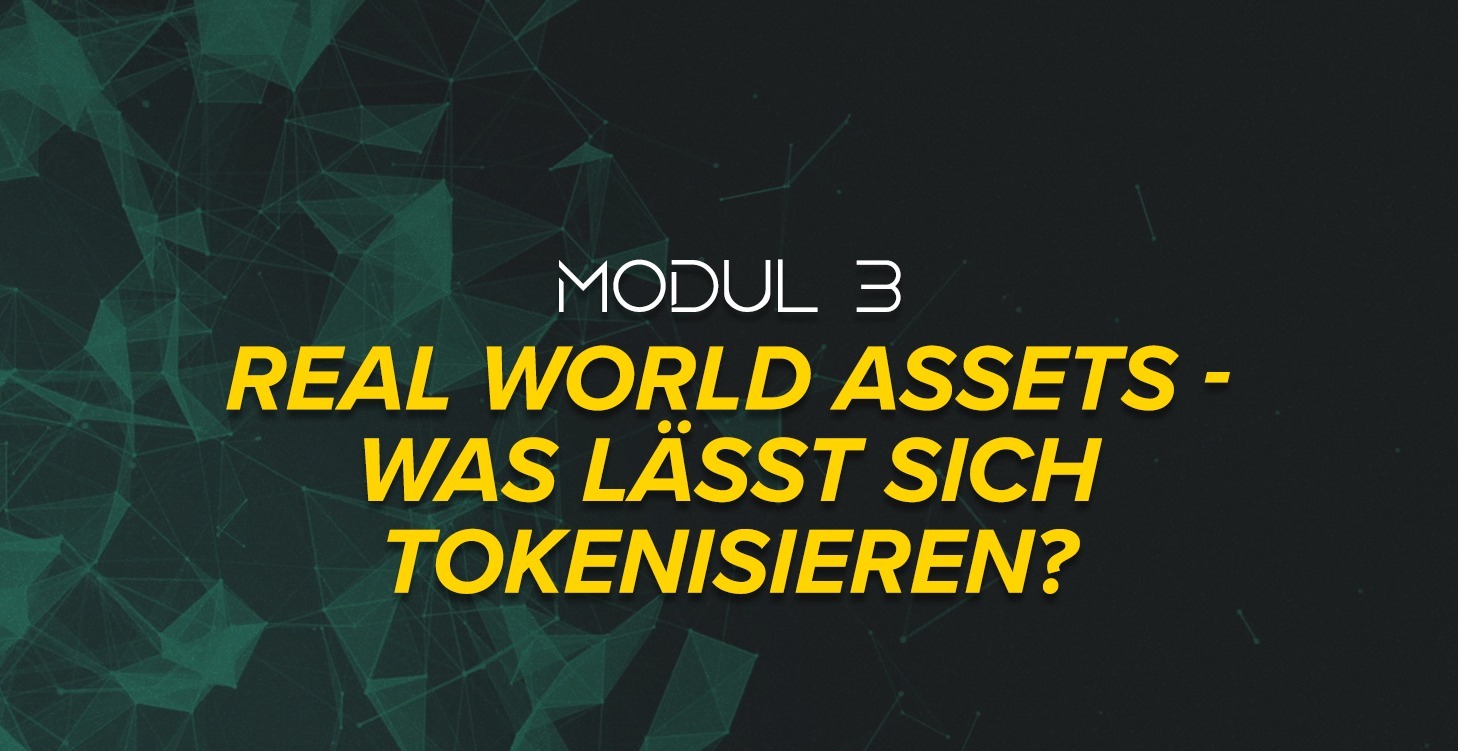 Real World Assets- Was lässt sich tokenisieren ?