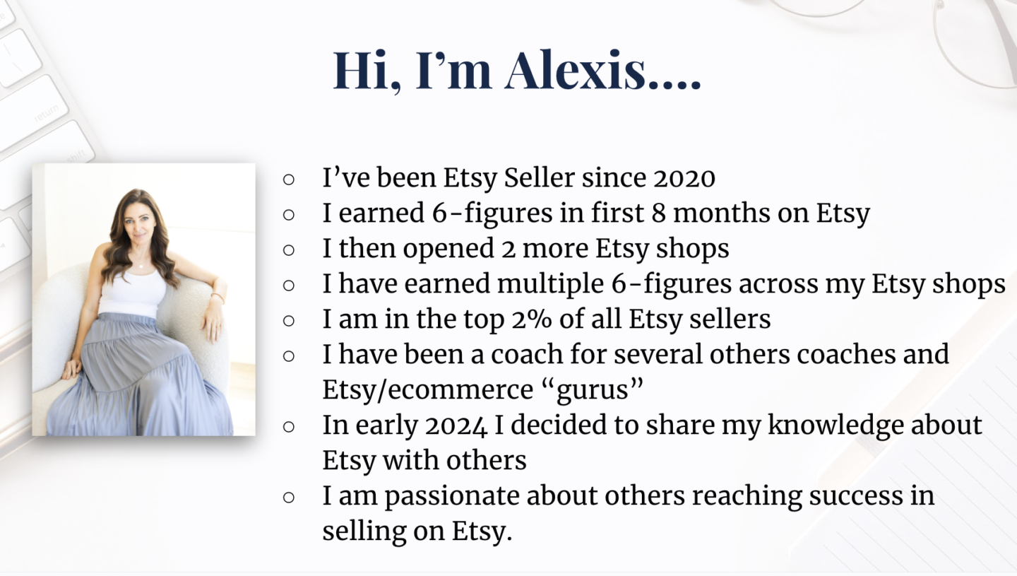 Become a 6 Figure+ Etsy Seller