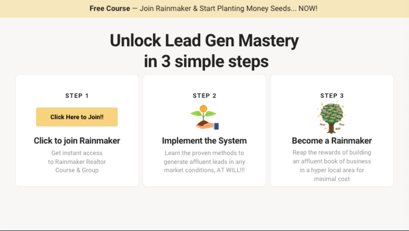 Rainmaker Realtor