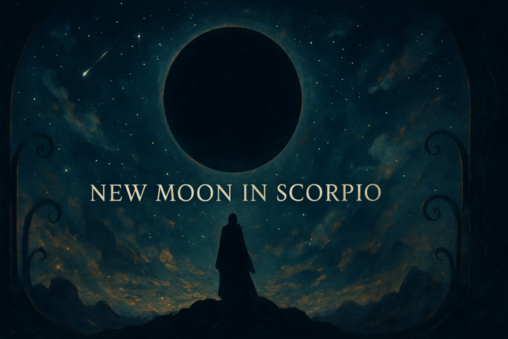 🌑 NEW MOON IN SCORPIO + Ai Oracle Prompts
