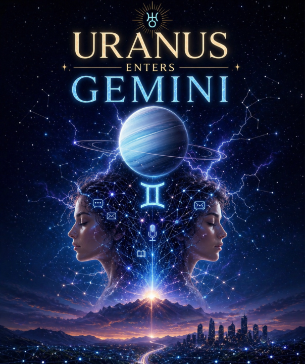 ⚡️ URANUS ENTERS GEMINI — THE MIND AWAKENS ⚡️