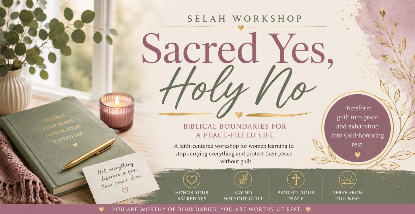Sacred Yes, Holy No Workshop