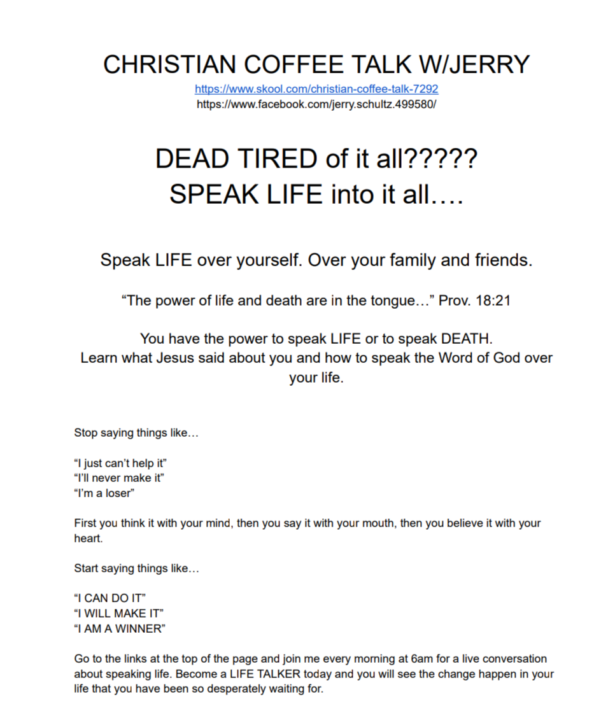 Become A Life Talker