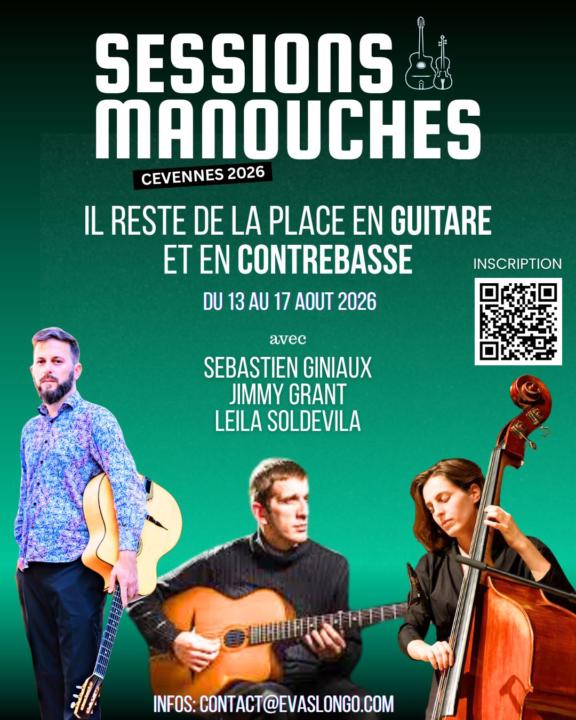 Sessions Manouches August 13th-17th
