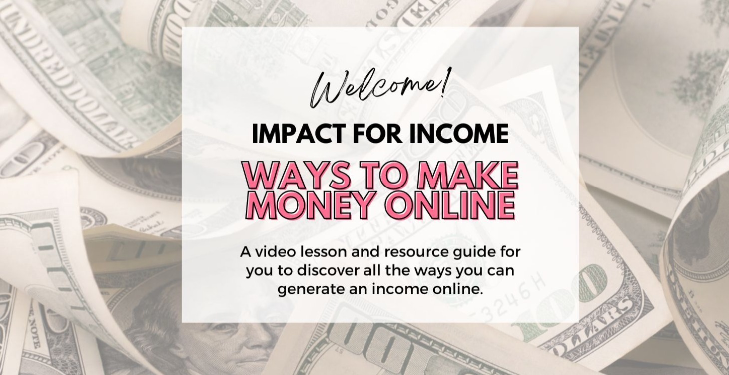 COMING SOON: MAKE MONEY ONLINE