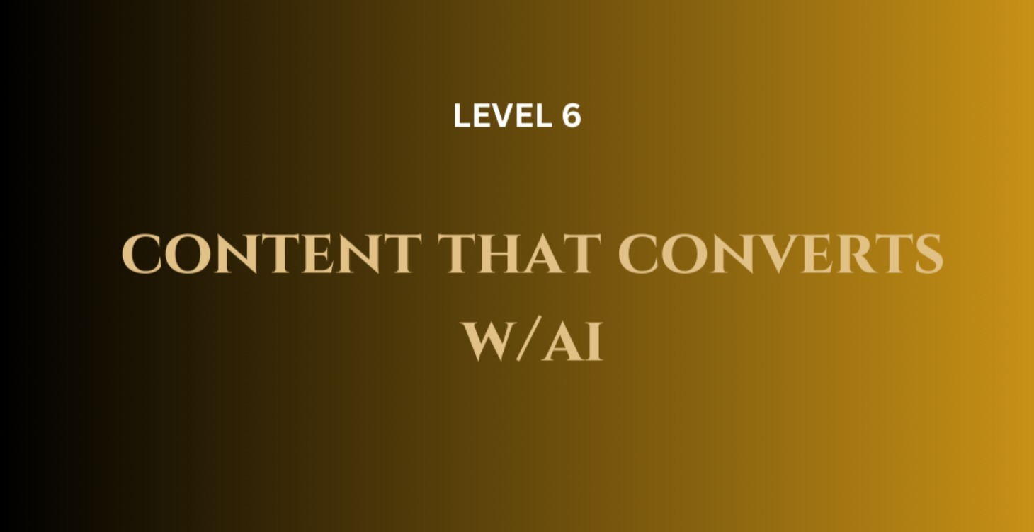 Content that Converts w/AI