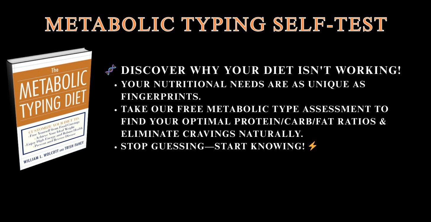 Metabolic Typing Self-Test & Coaching Package