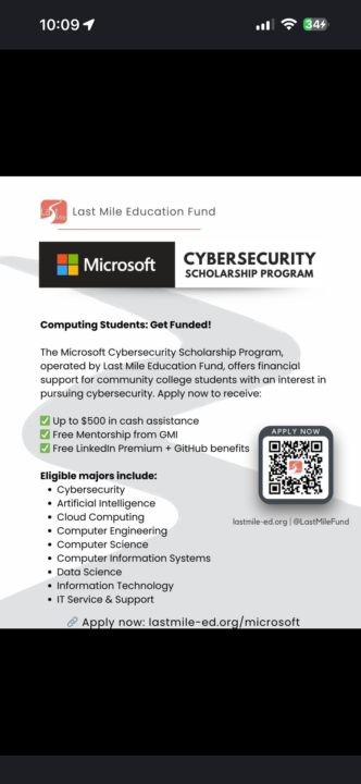 It’s your chance to apply for a scholarship 