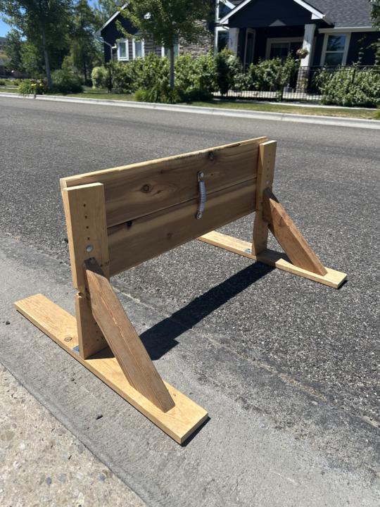 Bunny hop barrier