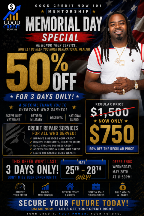 MEMORIAL DAY SPECIAL 🇺🇸