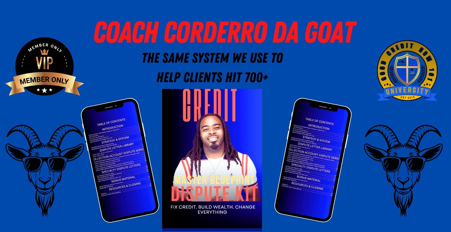 Credit Master Blueprint Dispute Kit 🔒