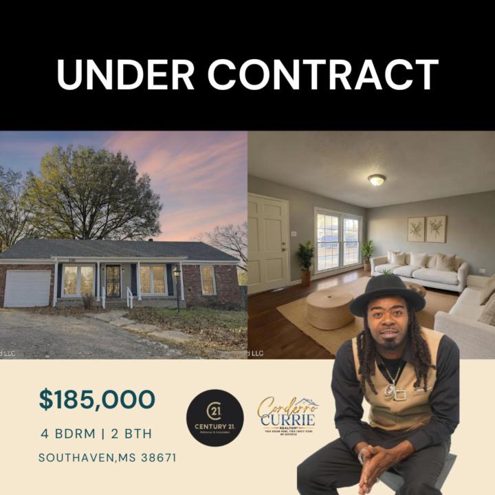 🏡 UNDER CONTRACT IN SOUTHAVEN, MS 🏡