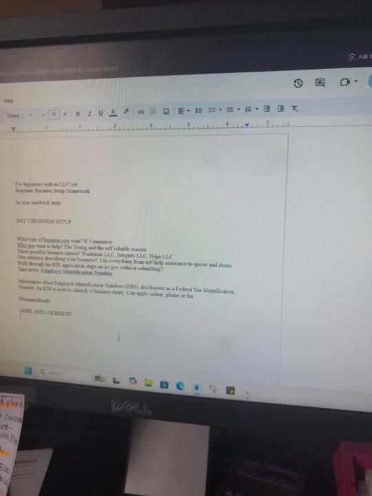 Day 2 Business Setup