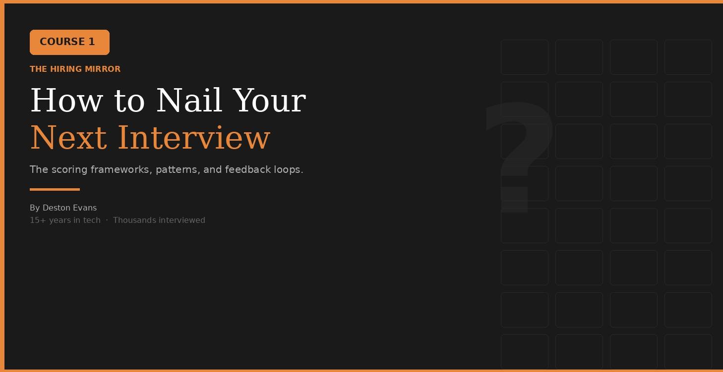 How to Nail Your Next Interview