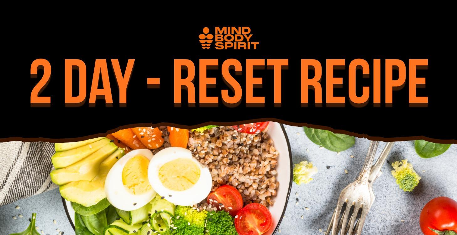 Quick Fix: 2 Day Meal Plan